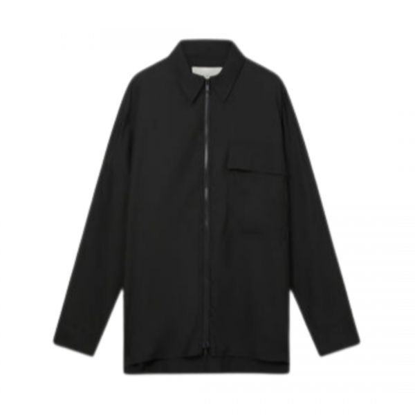 STUDIO NICHOLSON 스튜디오 니콜슨 BATRA SHIRT BLACK (1061) (바트라 셔츠)