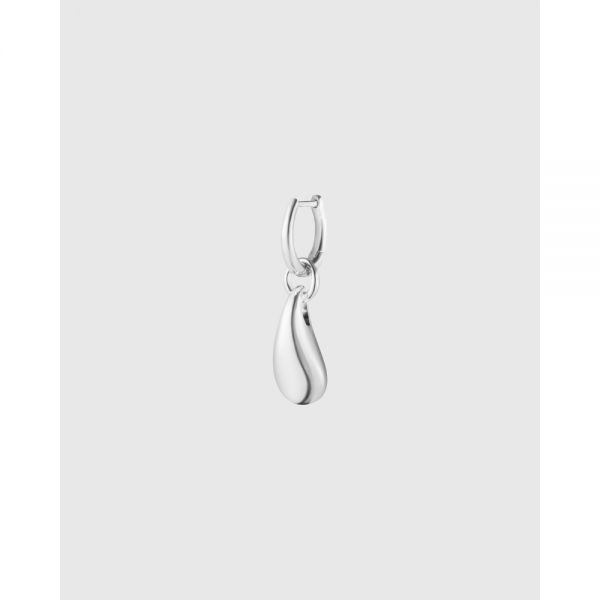 Georg Jensen 조지 제센 리플렉트 싱글 드롭 귀걸이, 오른쪽 - 스털링 실버