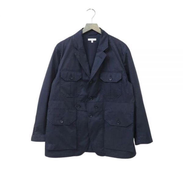 ENGINEERED GARMENTS 엔지니어드 가먼츠 25SS Folk Jacket Dk.Navy High Count Twill (25S1D036-QT127-PB002) (포크 자켓)