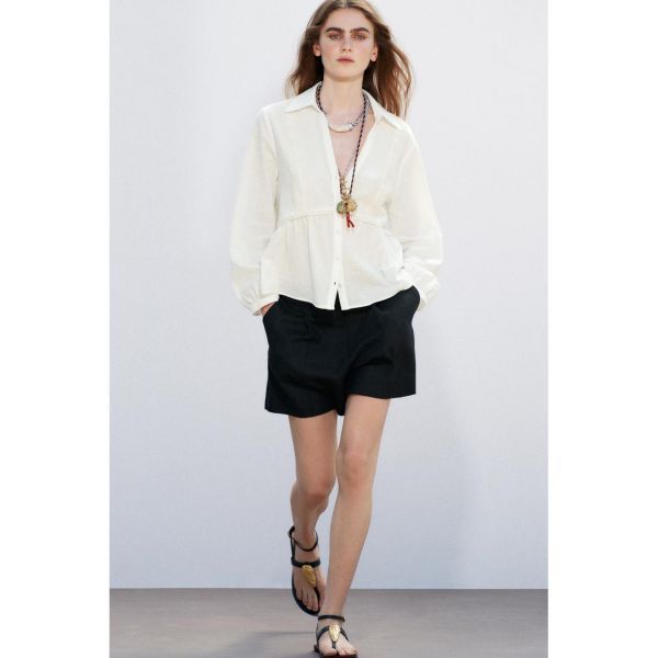 【ZARA】NFL BILLSショーツ レッド | 6050/315/600 428.jpg