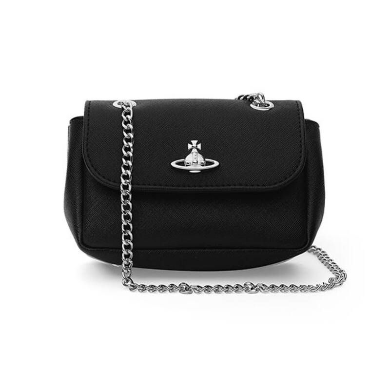 VIVIENNE WESTWOOD 비비안웨스트우드 5C01000BW S000B N402 비건 바이오그린 사피아노 스몰 펄스 체인 여성 크로스백 가방 271962 1136559