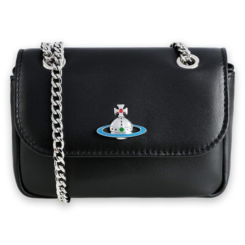 ヴィヴィアンウエストウッド クロスバッグ 5C01000DW L001L N403 Vivienne Westwood Women's Pearl Small Chain Crossbody Bag