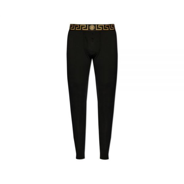VERSACE 베르사체 UNDERPANTS LONG JOHN JERSEY TOPEKA BI-ST (AU100023 1A10011 A80G) (저지 롱 타이즈)