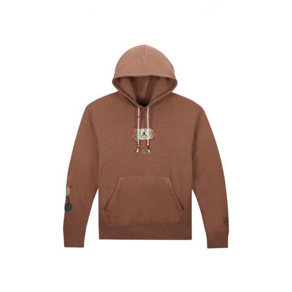 조던 x 트래비스 스캇 후드 앤티크 브라운 - USEU Jordan x Travis Scott Hoodie Antique Brown - USEU