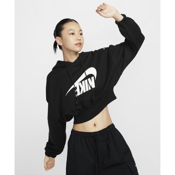 NIKE 나이키 스포츠웨어 오버사이즈 플리스 클롭 풀오버 후디 W - 블랙:세일 FV7778-010