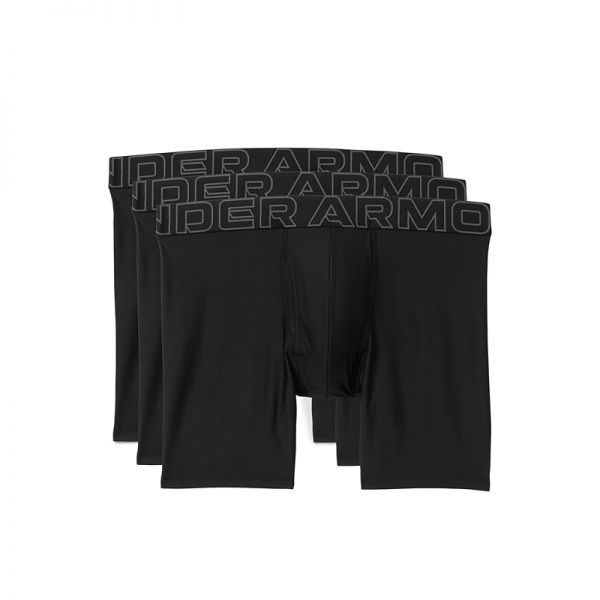 Under Armour 언더아머 3팩 퍼포먼스 테크 메시 솔리드 6인치 박서 브리프