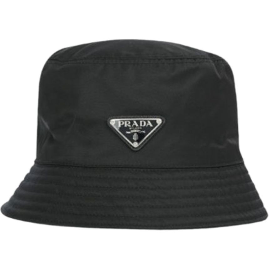 帽子・その他 PRADA HAT (1HC1372DMI F0002) Prada Re-Nylon Bucket Hat Black 1HC137 2DMI F0002 140053520