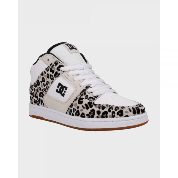 DC Shoes 슈즈 여성용 만테카 4 LX 미드 - 표범 무늬