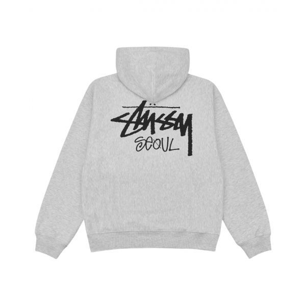 스투시 스탁 서울 후드 애쉬 헤더 Stussy Stock Seoul Hood Ash Heather