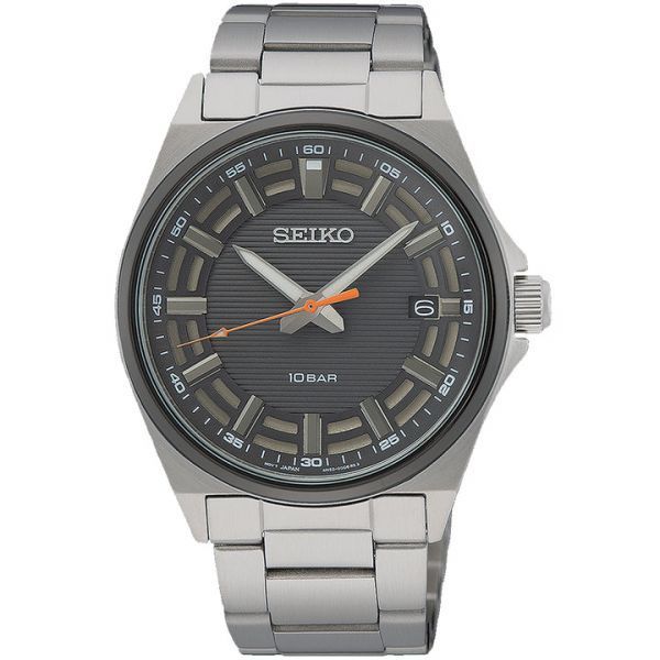 Seiko 세이코 남성용 레이싱 블랙 다이얼 시계