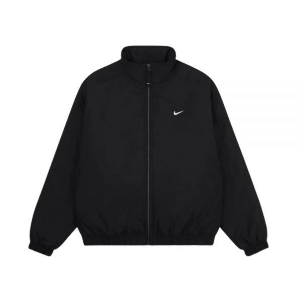NIKE 나이키 NRG 솔로 스우시 사틴 봄버 재킷 블랙 ()