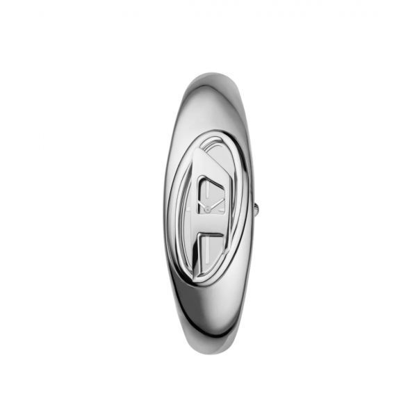 (W) 디젤 Dz5606 원더디 투핸드 24mm 스테인리스 스틸 실버 (W) Diesel Dz5606 Wonder-D Two-Hand 24mm Stainless Steel Silver