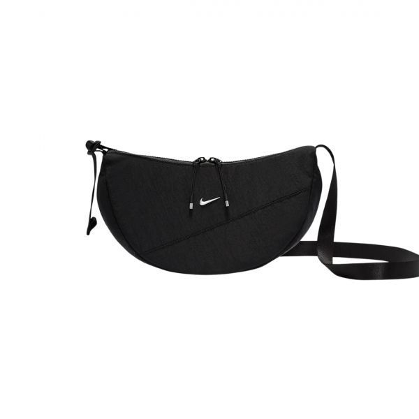 나이키 아우라 크레센트 크로스바디백 4L 블랙 매트 실버 Nike Aura Crescent Crossbody Bag 4L Black Matte Silver