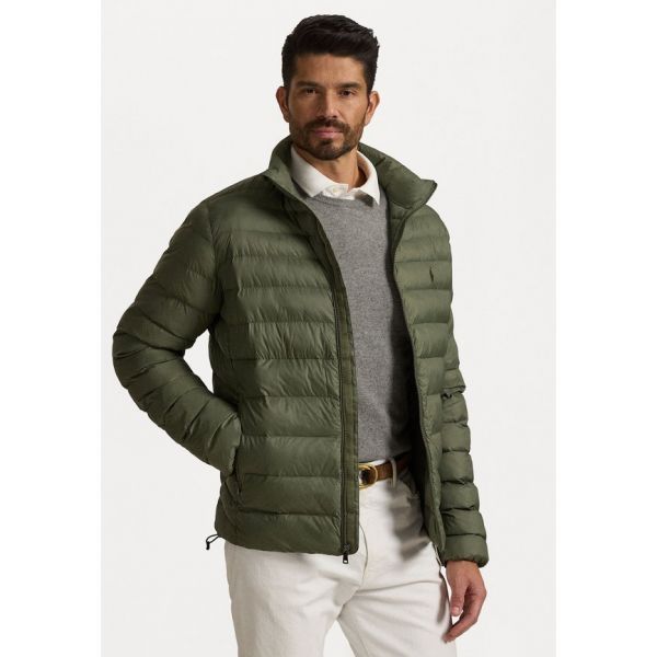 Ralph Lauren 폴로 랄프 로렌 빅 & 톨 더 콜든 팩커블 재킷 - 라이트 크루즈 올리브