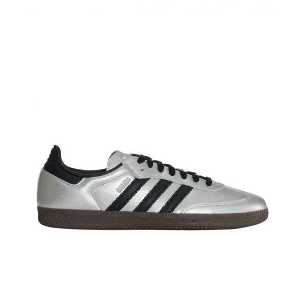 (W) 아디다스 삼바 OG 실버 메탈릭 코어 블랙 검 (W) Adidas Samba OG Silver Metalic Core Black Gum 270563