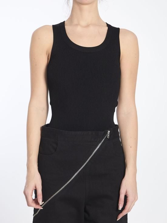 Tシャツ・カットソー ALAIA FW25 PEPLUM TOP (AA9H1235M922B 995) ALAIA Cap-Sleeve Peplum Top | Neiman Marcus