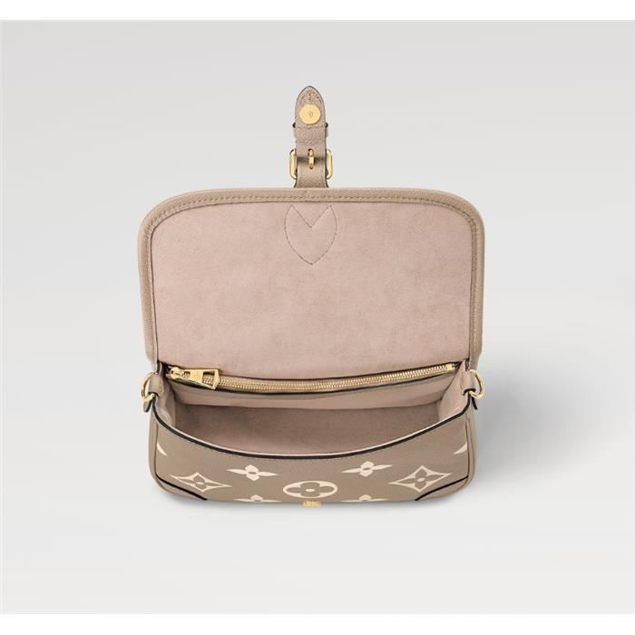 Diane Monogram Beige Tote and Shoulder Bag 141704288 [U]