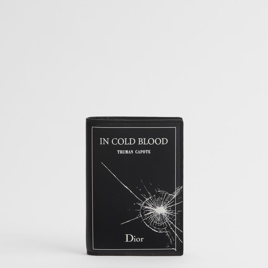 Dior Passport Cover – Black & White Book Cover Embossed Calf 153974317 [P]