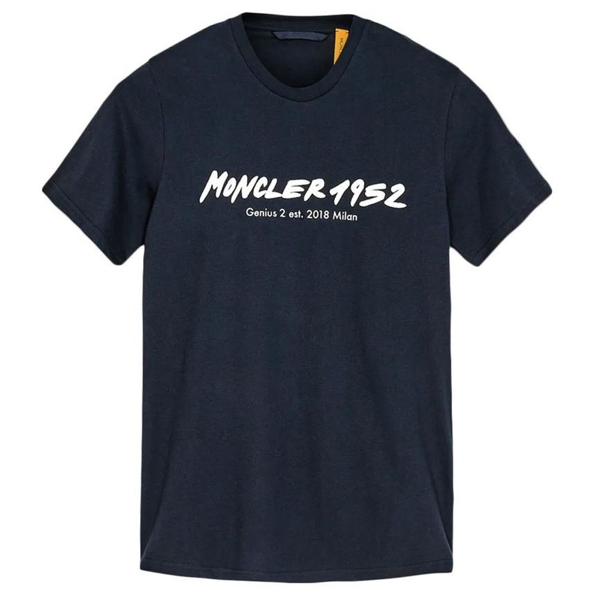 23SS ジーニアス 1952 ロゴ Tシャツ ネイビー 8390T 778 48274563 [U]