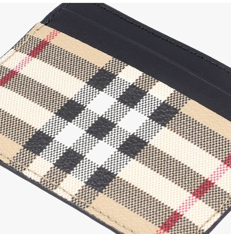 財布 チェックプリント キャンバス メンズカード財布 155922717 [U]