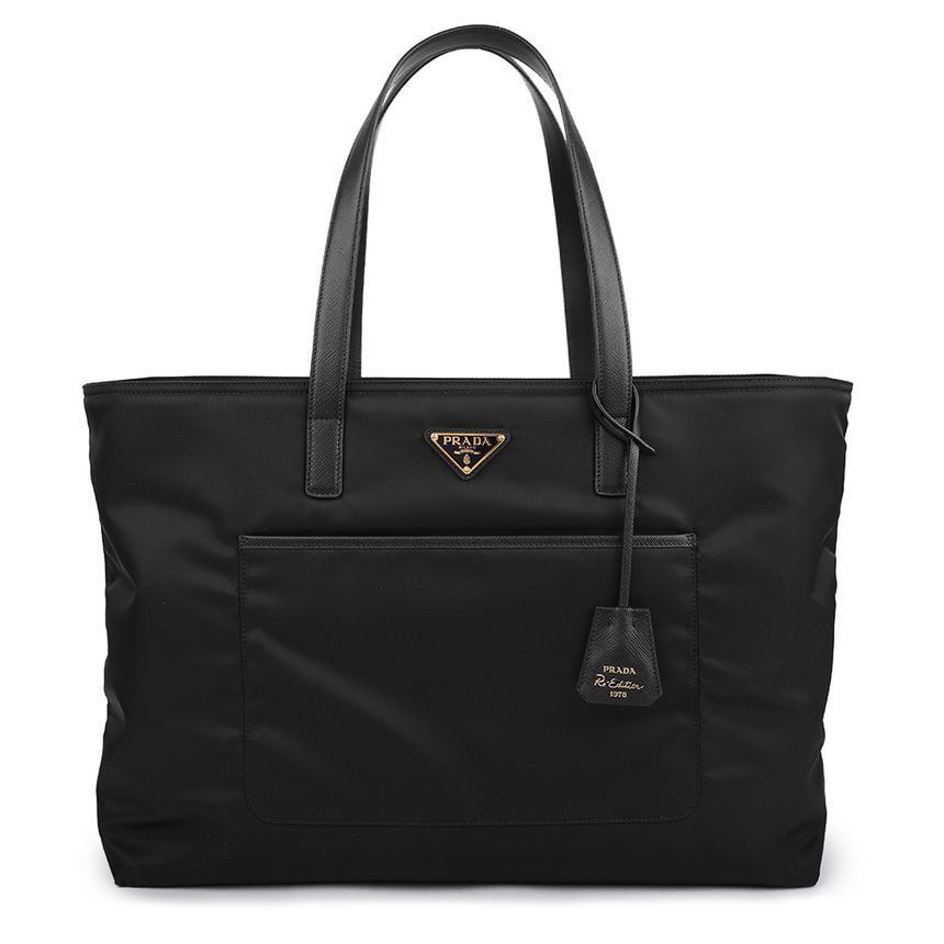 Prada Large Recycled Nylon and Saffiano Leather Tote Bag 1BG527 142600125 [P]