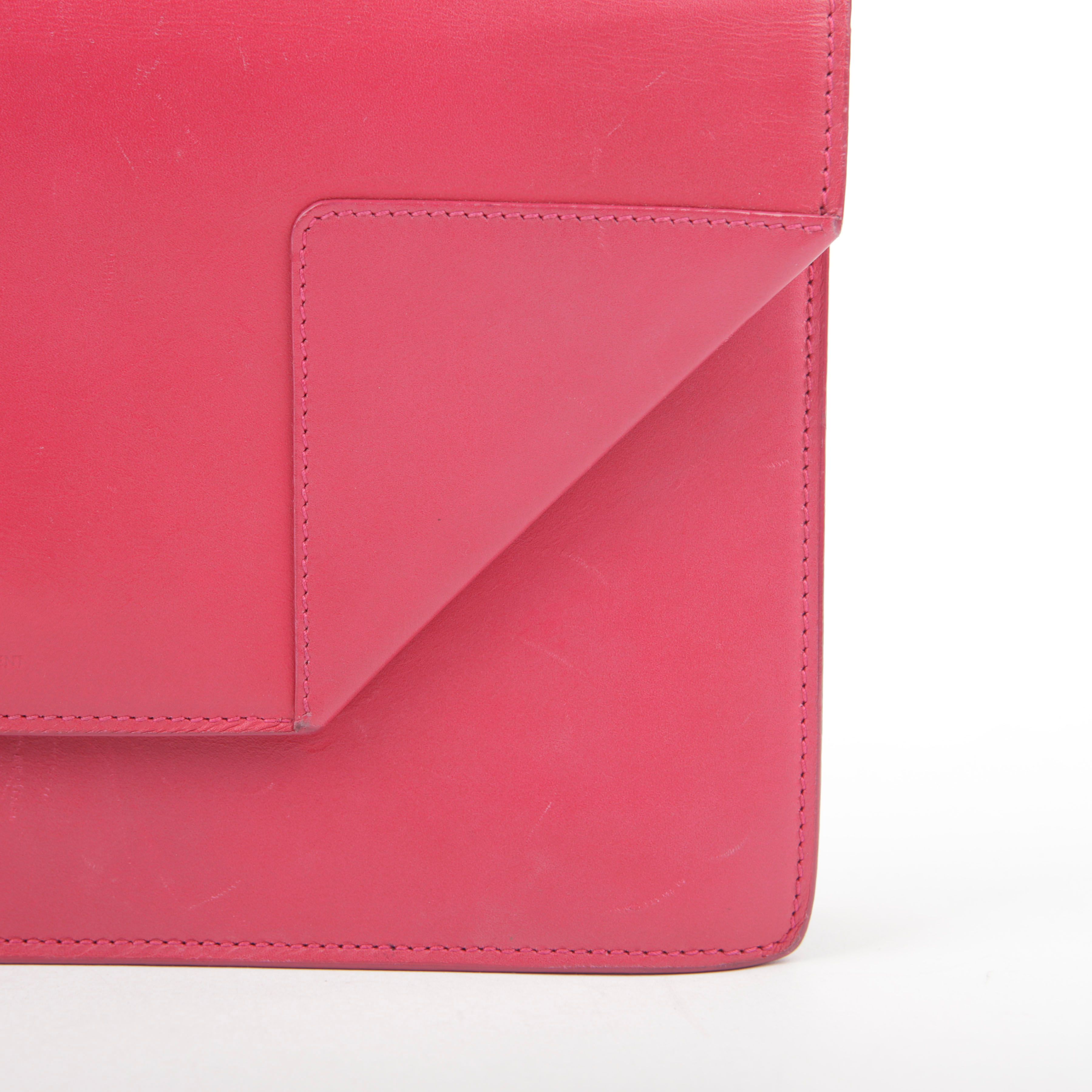 Saint Laurent Medium Pink Leather Betty Shoulder and Saint Laurent Medium Pink Leather Betty Shoulder and