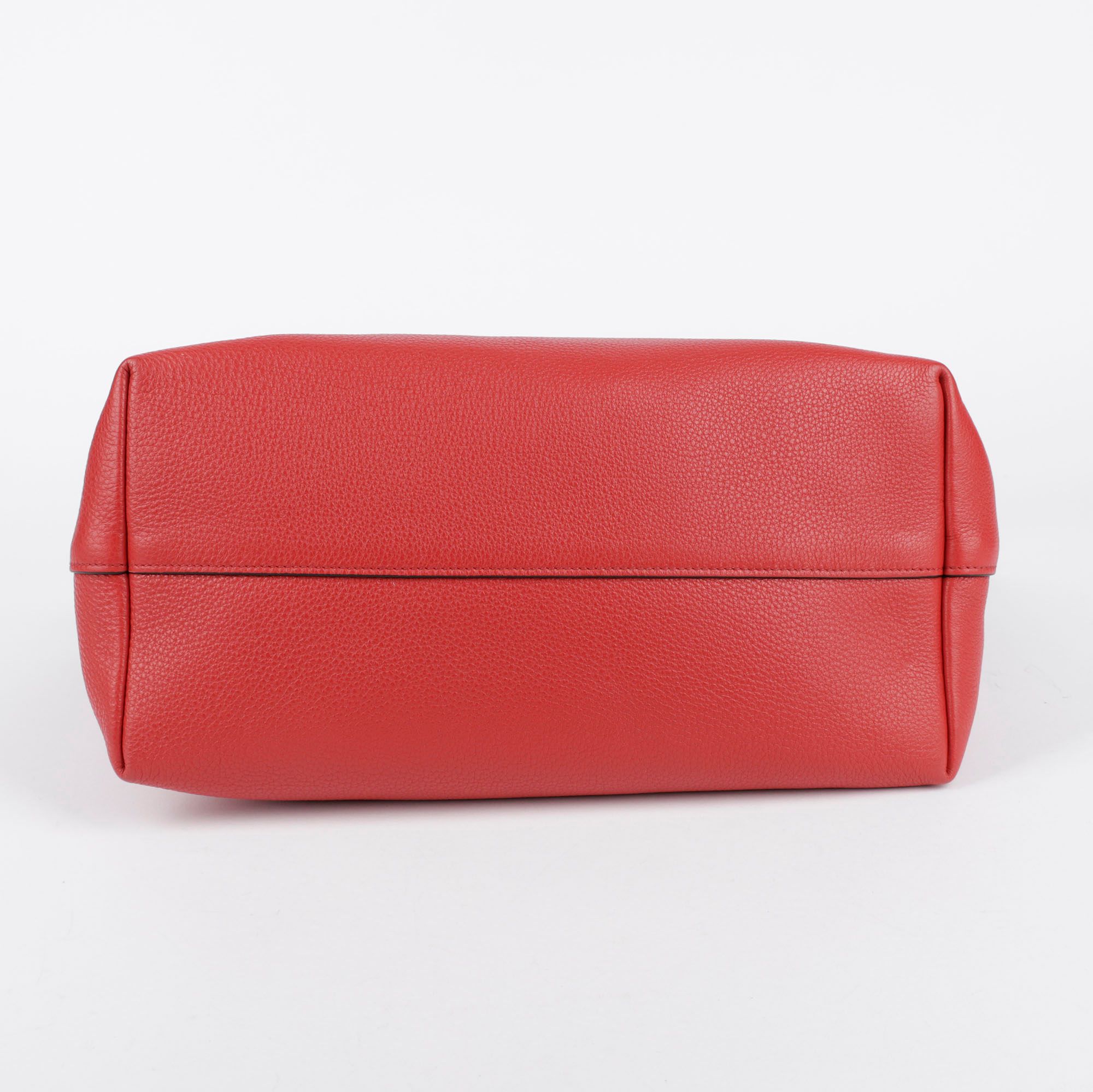 Prada Red Vitello Phoenix Leather Tote and Shoulder Bag Prada Red Vitello Phoenix Leather Tote and Shoulder Bag