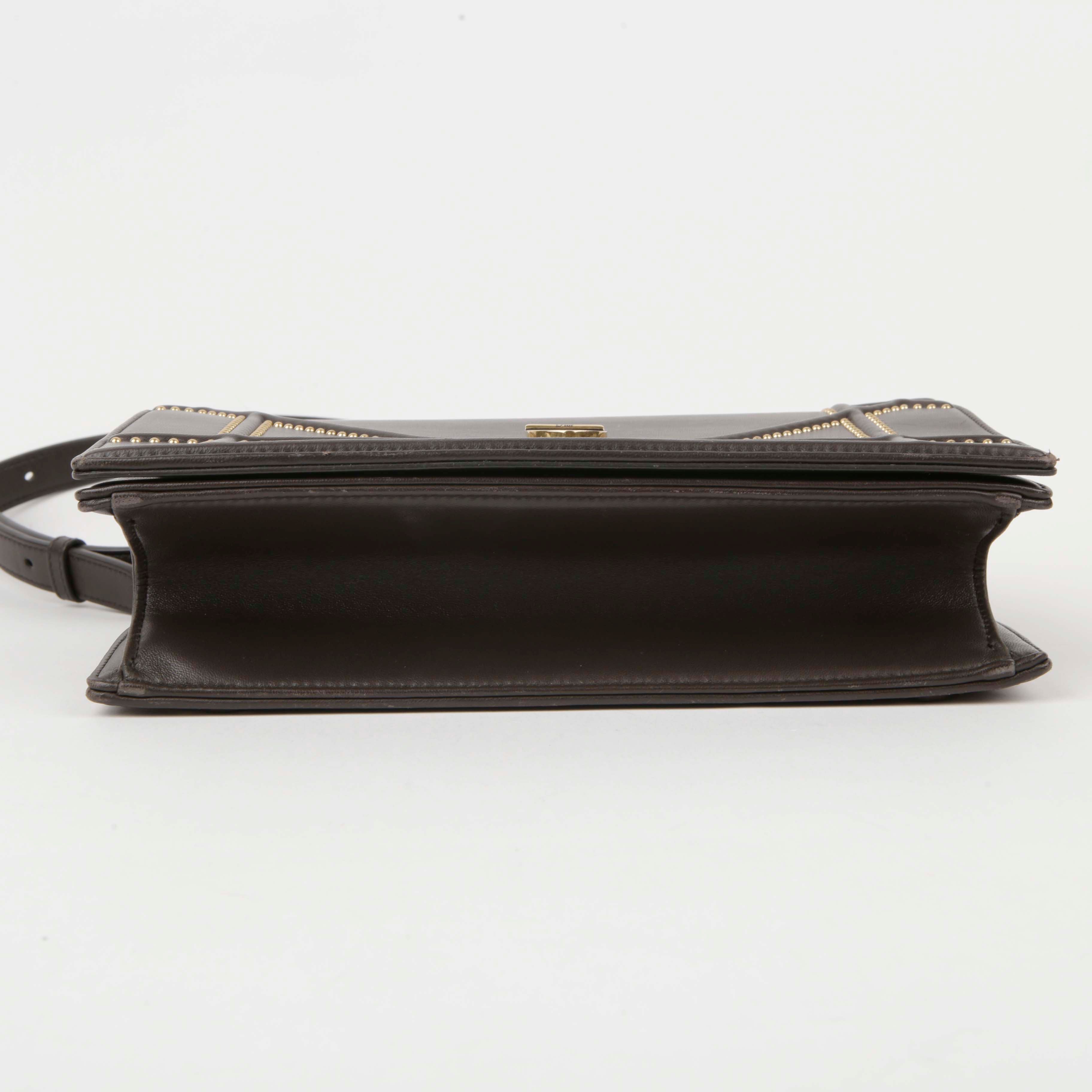 【ヴィンテージ】Rank:A☆Dior BLACK ジオラマ バッグ M0422CNOE Dior Diorama Handbag 387954 | Collector Square