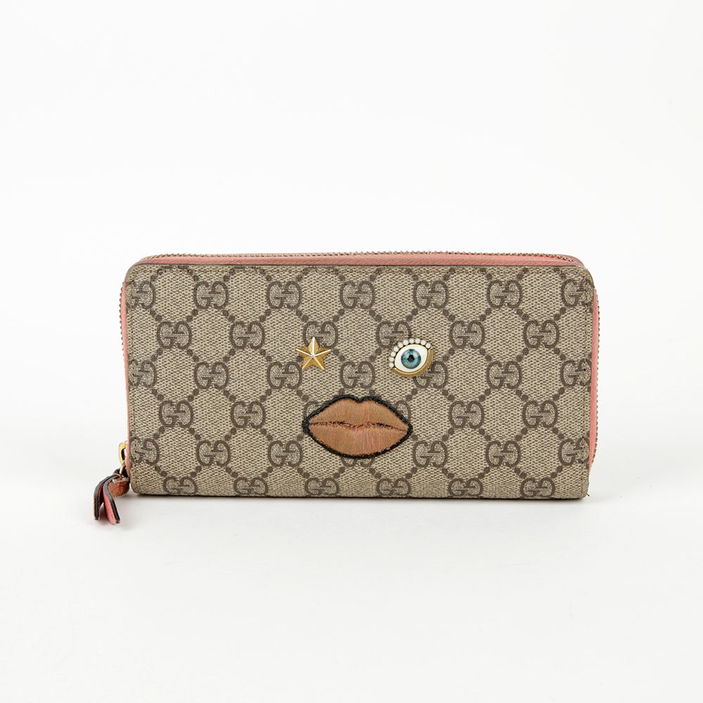 Gucci Supreme Canvas Long Wallet 431392 | eBay