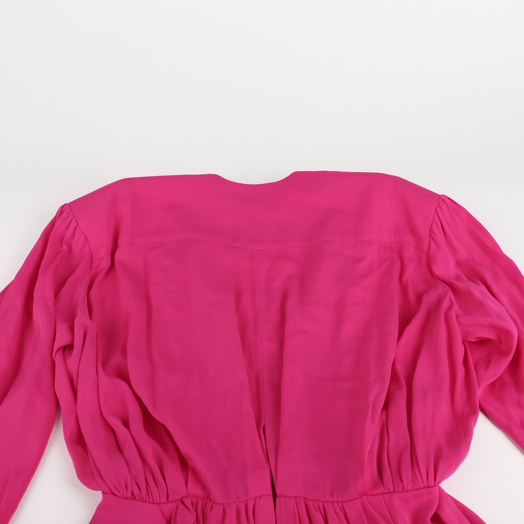 Balenciaga Pink Silk Maxi Dress 479848 - Size 36 | eBay