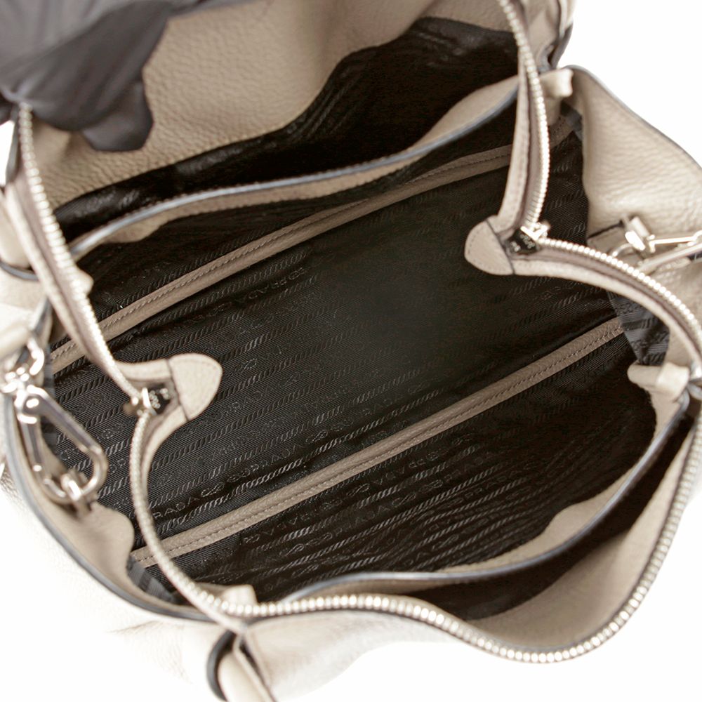 ❗レア PRADA ボストンバッグ グレー レース柄