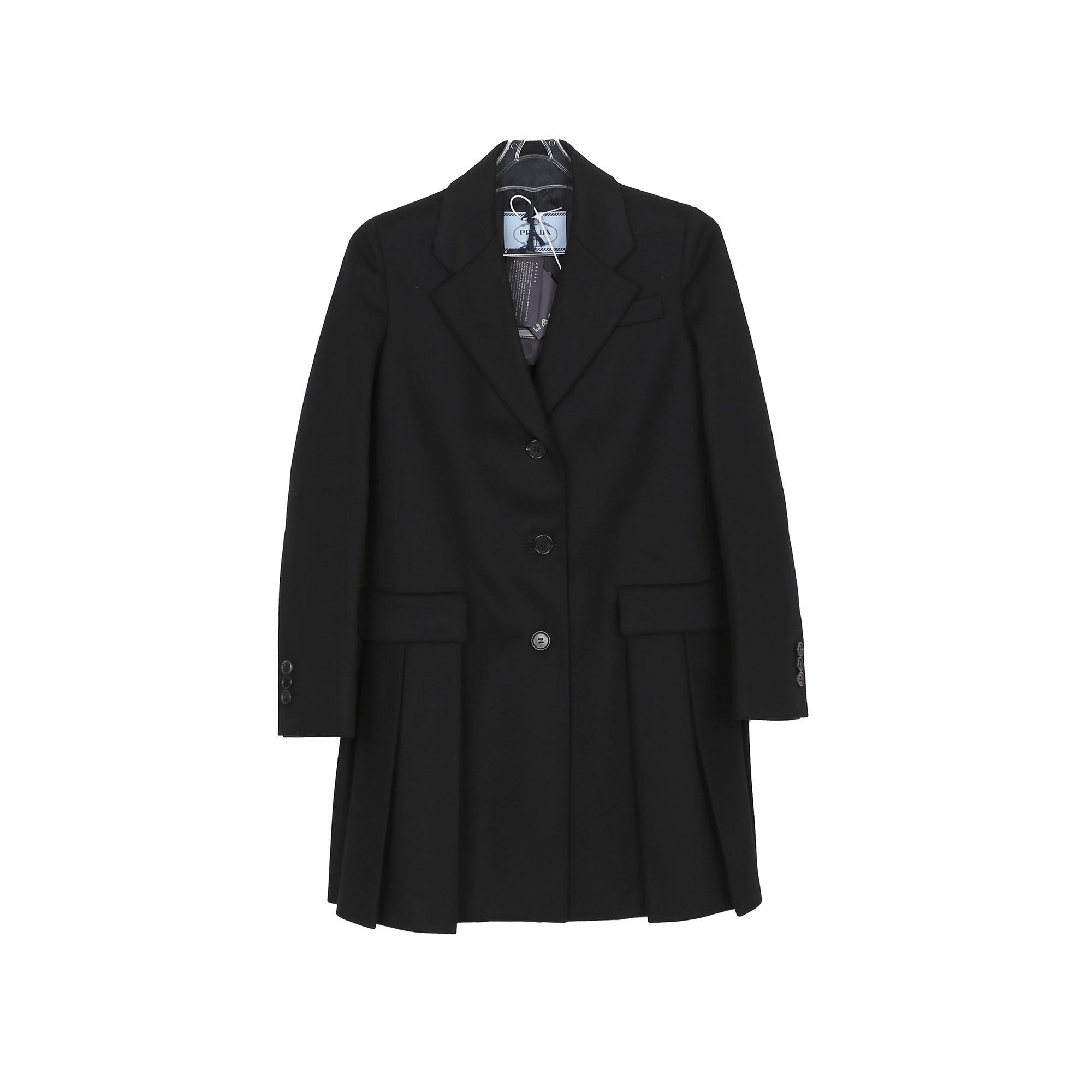 Prada シングルコート | ブラック | FARFETCH JP