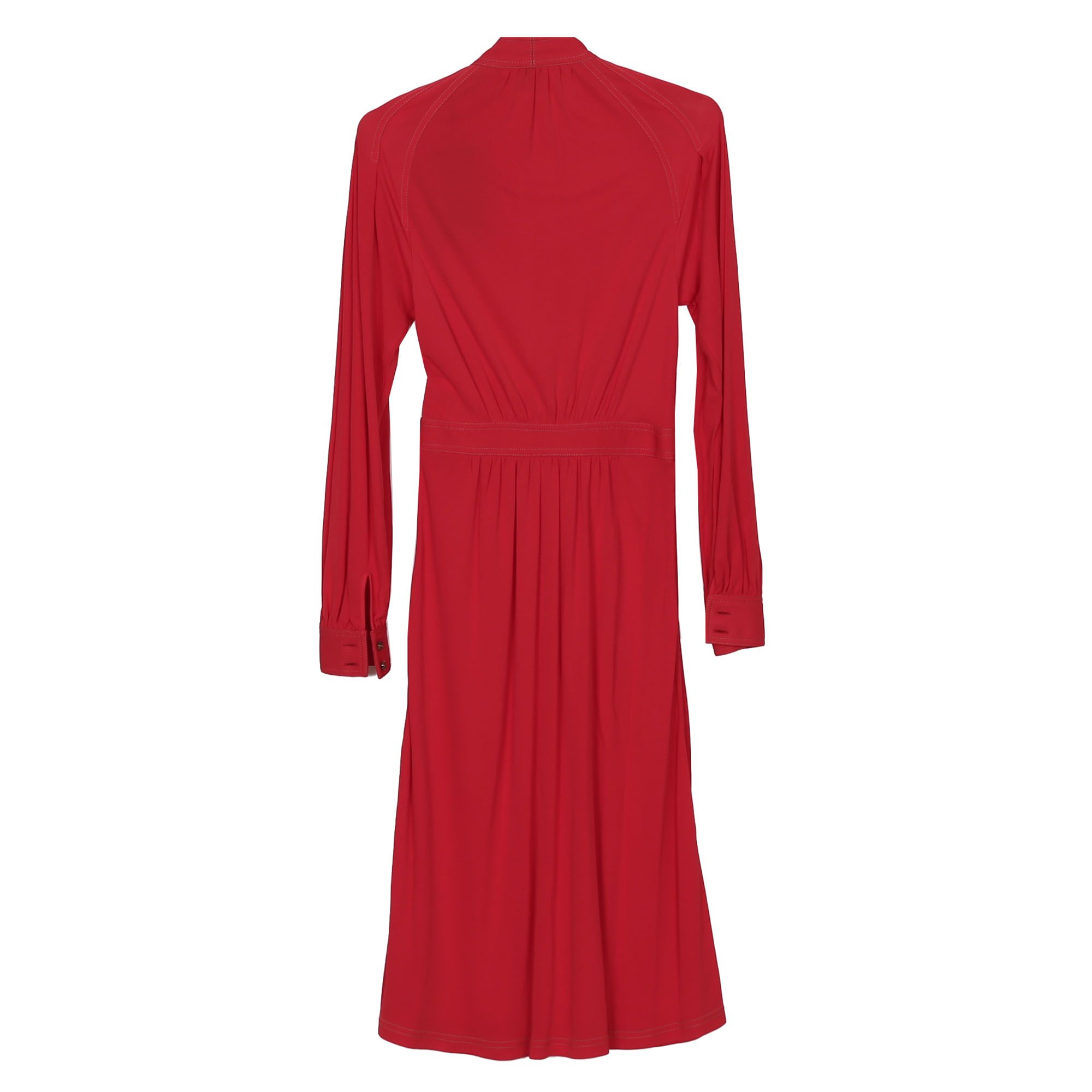 Burberry Red Jersey Tie One Piece Dress 8014207 | eBay