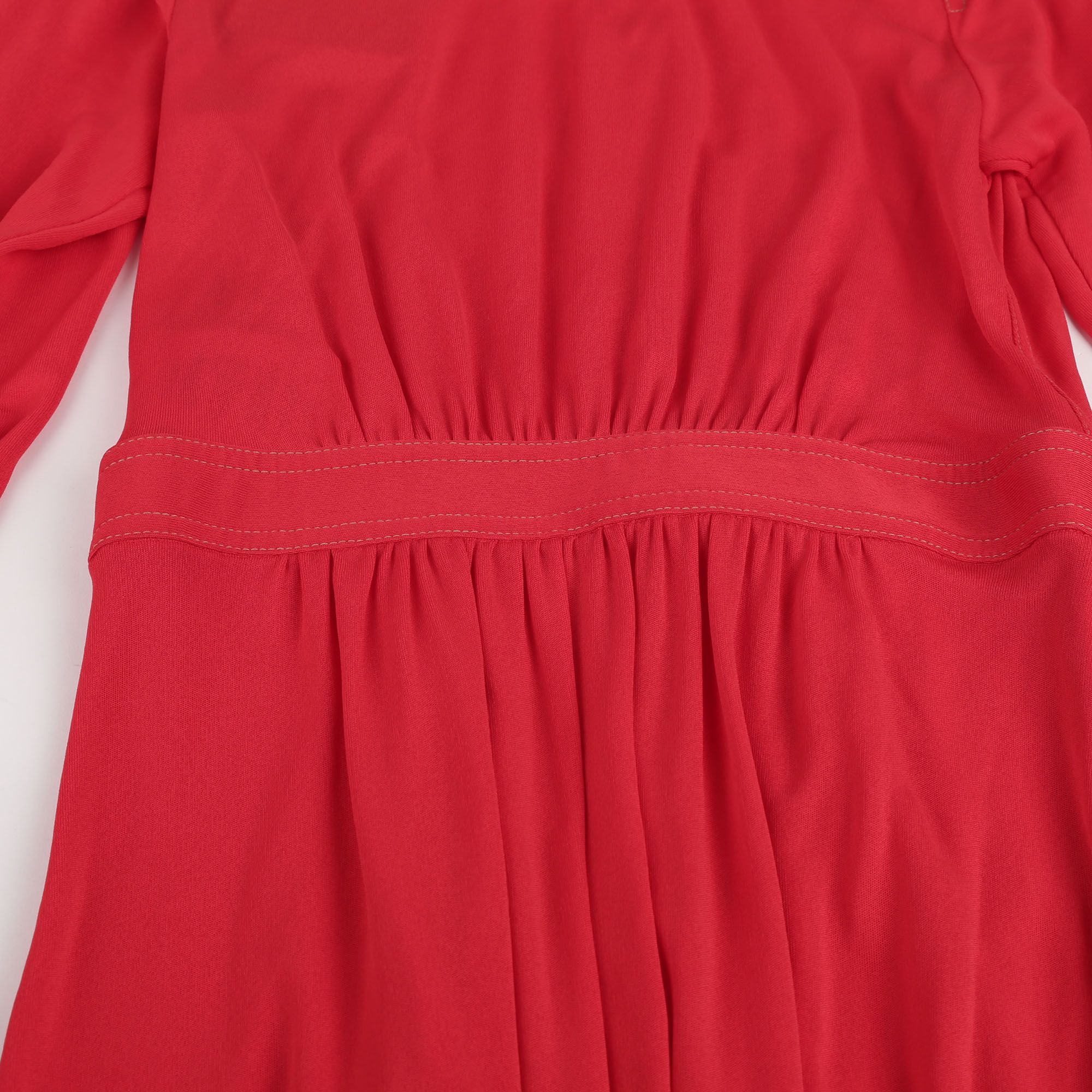Burberry Red Jersey Tie One Piece Dress 8014207 | eBay