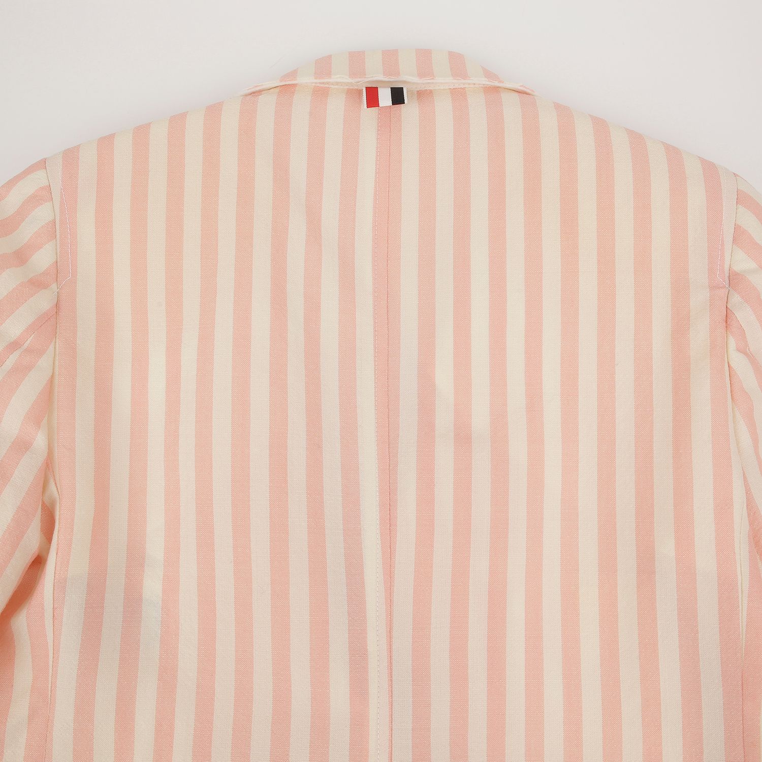 Thom Browne Striped Pink Wool Blend Jacket FBC334D - 42 Size
