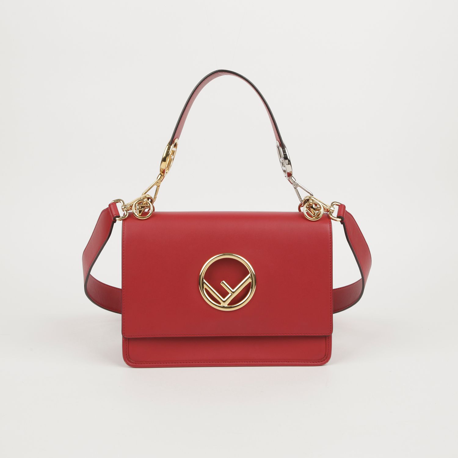 【日本製】 Bag Shoulder Tote F A Cane Leather Red Fendi 8BT284 eBay | パンツ