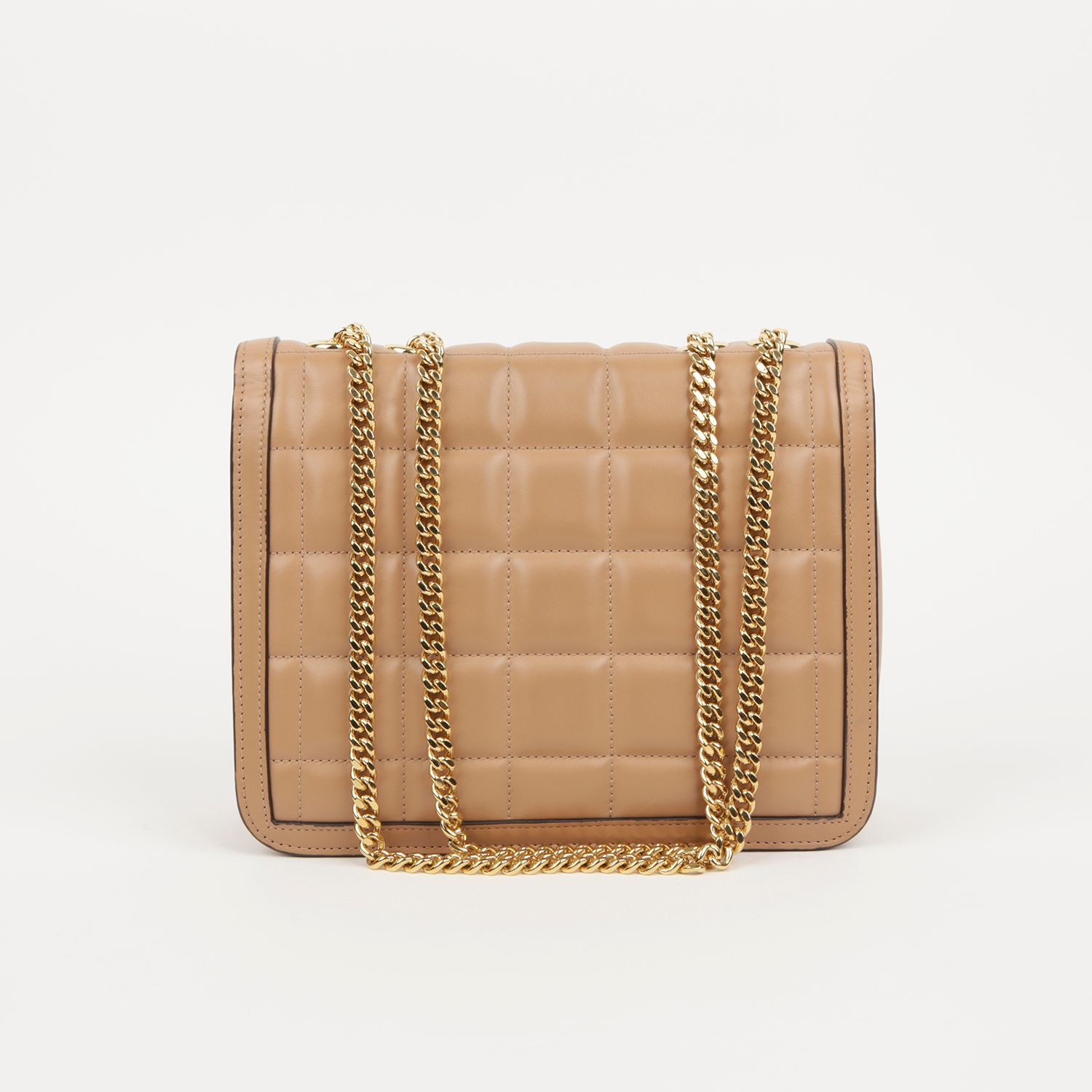 Interlocking G Horsebit jacquard briefcase in beige and dark