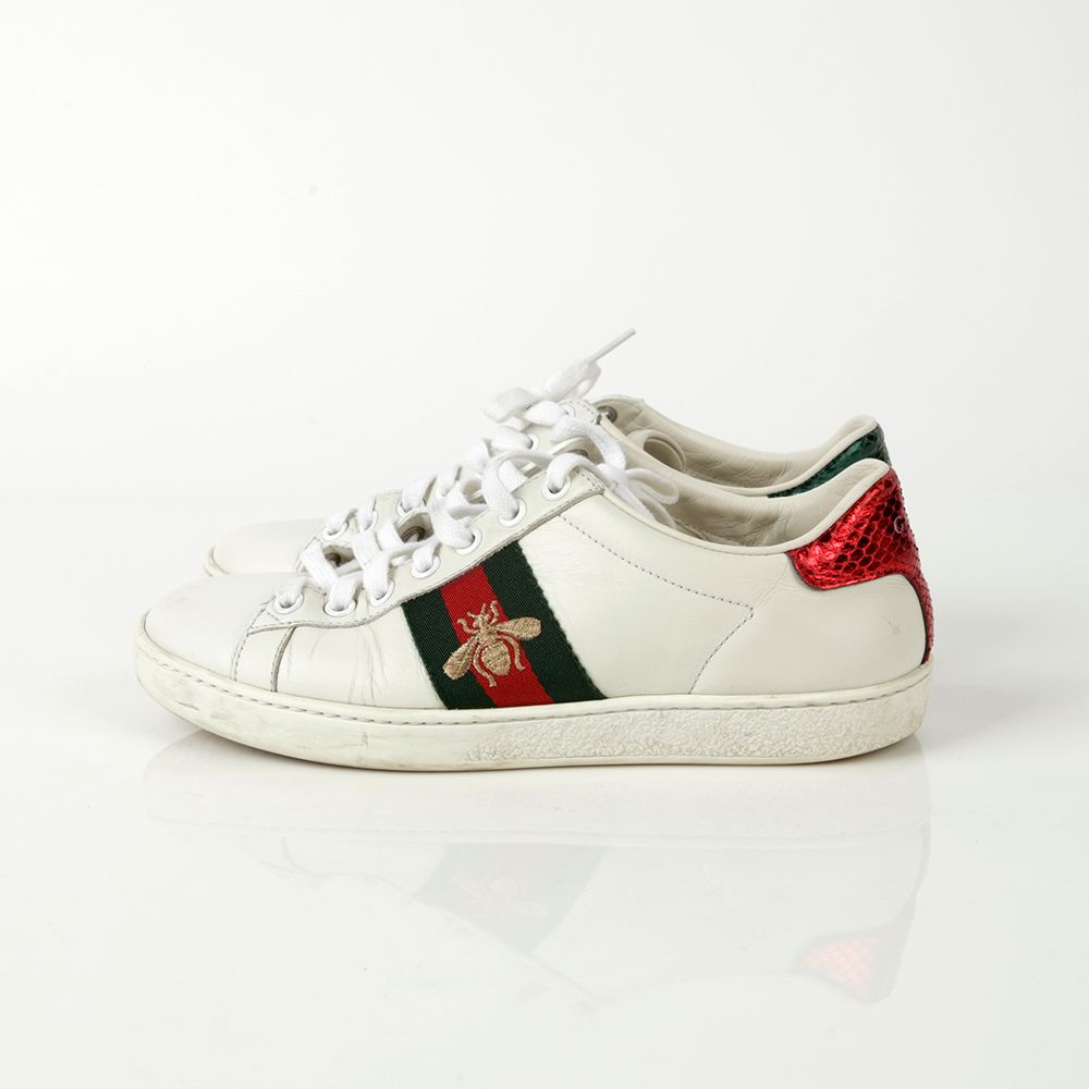 Men's G75 sneaker in green suede | GUCCI® US