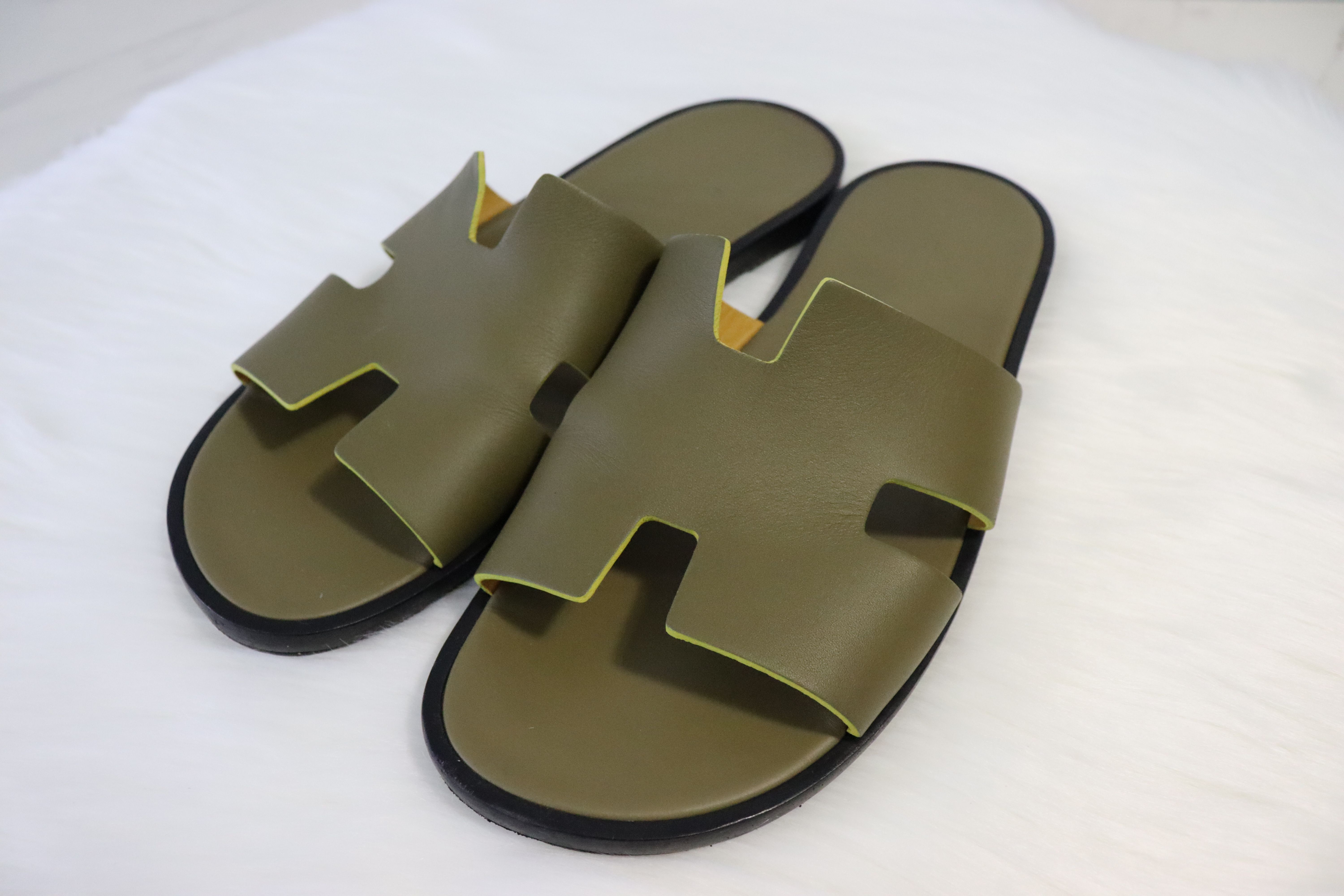 新品エルメスHERMES men'sイズミールムートン42