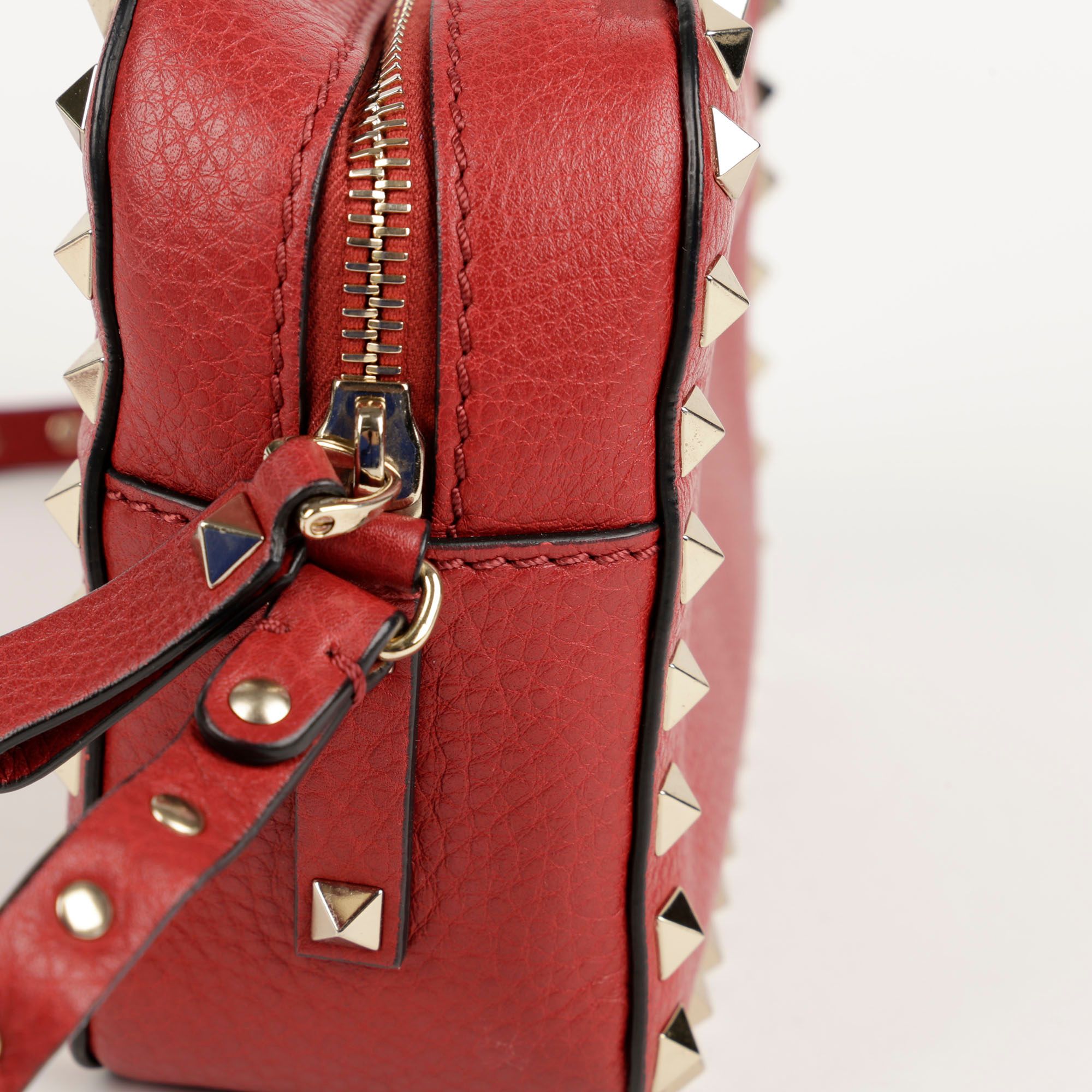 Valentino Camera Shoulder and Crossbody Bag with Lock Studs