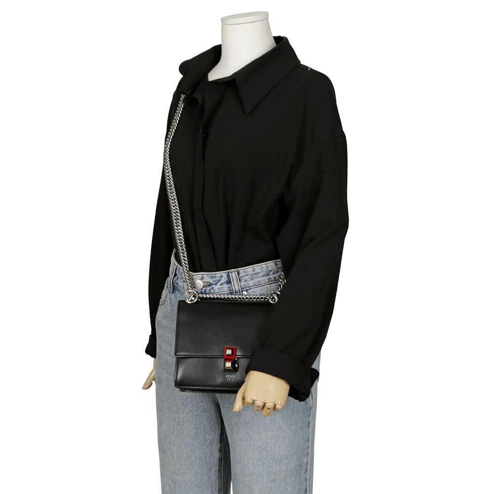 Fendi 8M0381 Kan I Small Shoulder Bag and Crossbody Bag