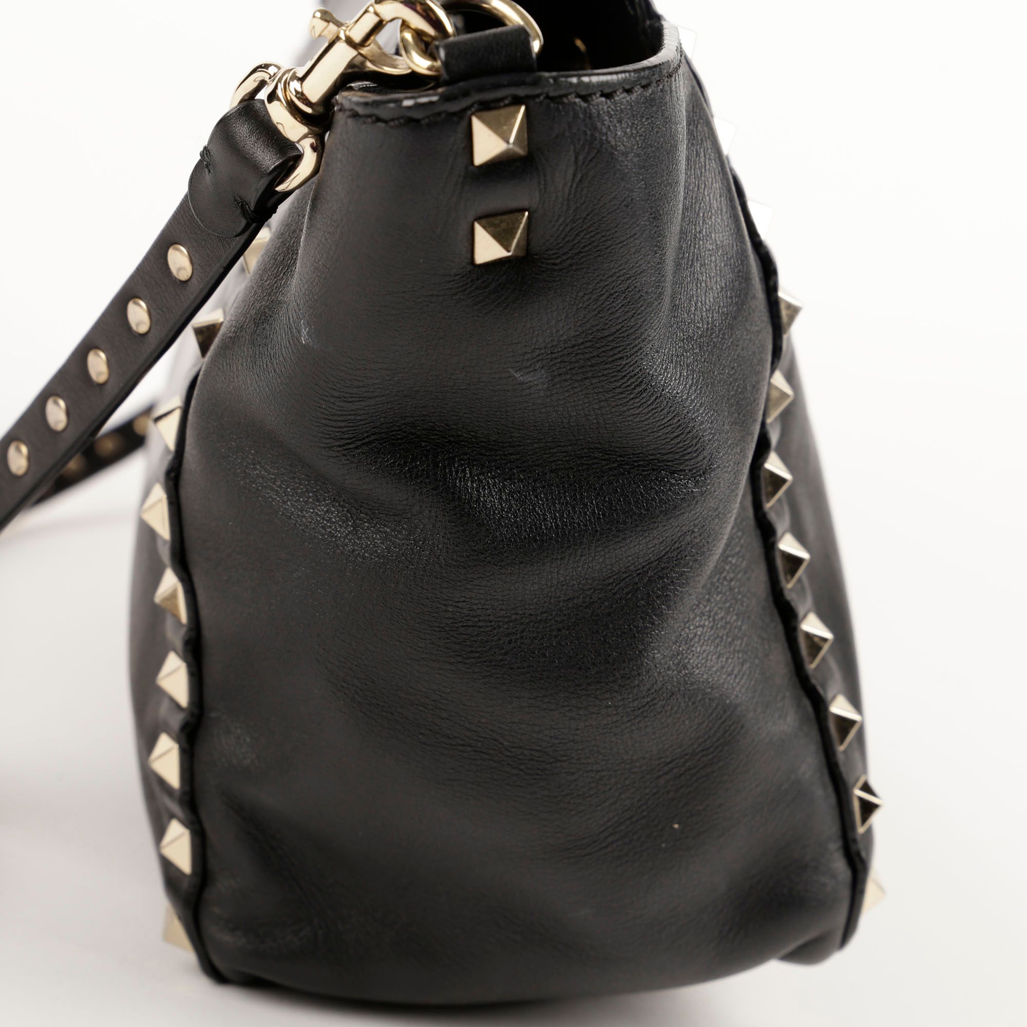 Valentino Small Rockstud Trapeze Tote and Shoulder Bag Valentino Small Rockstud Trapeze Tote and Shoulder Bag