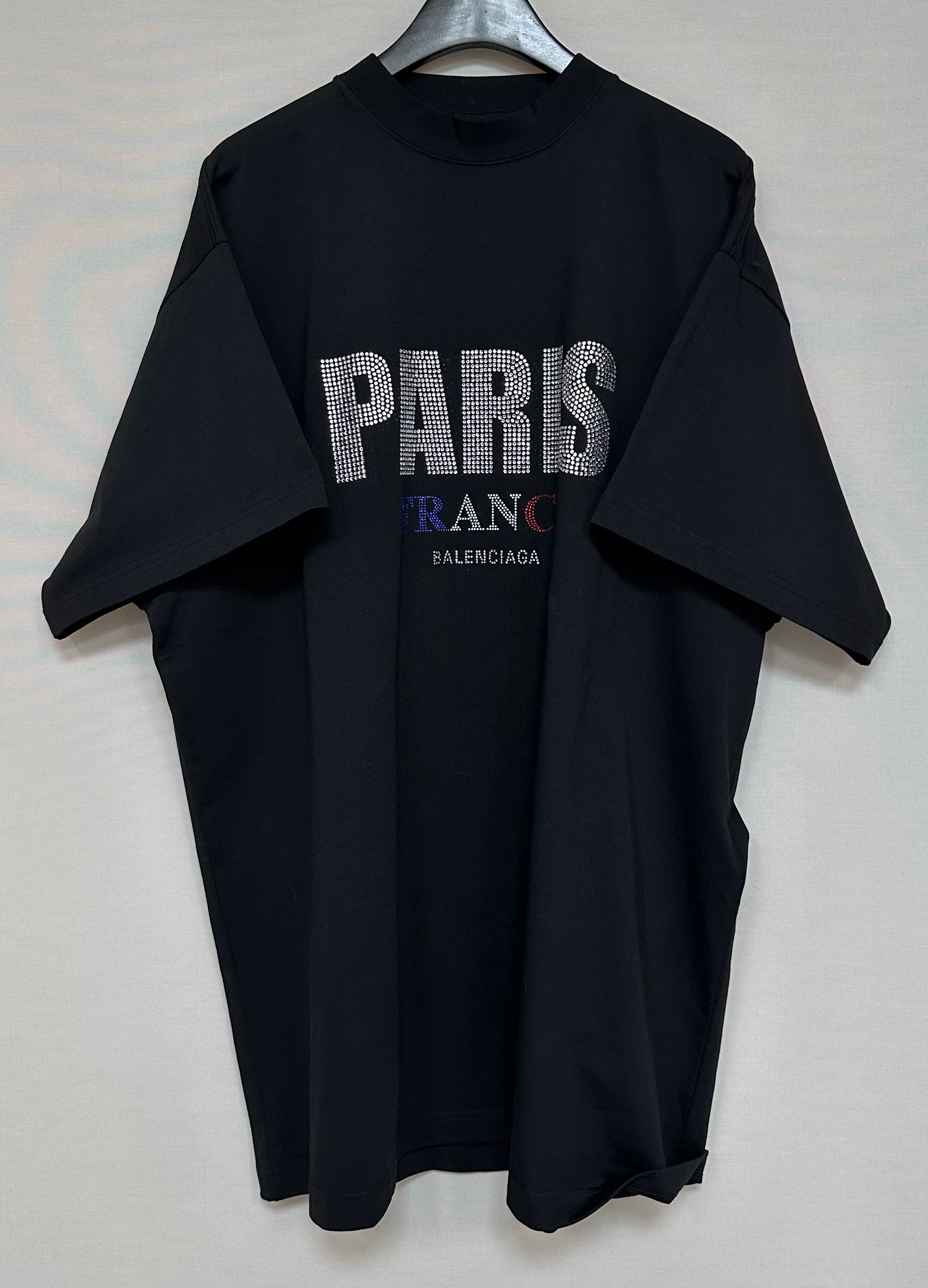 Balenciaga Paris Strass T-Shirt 110 91493116 | eBay