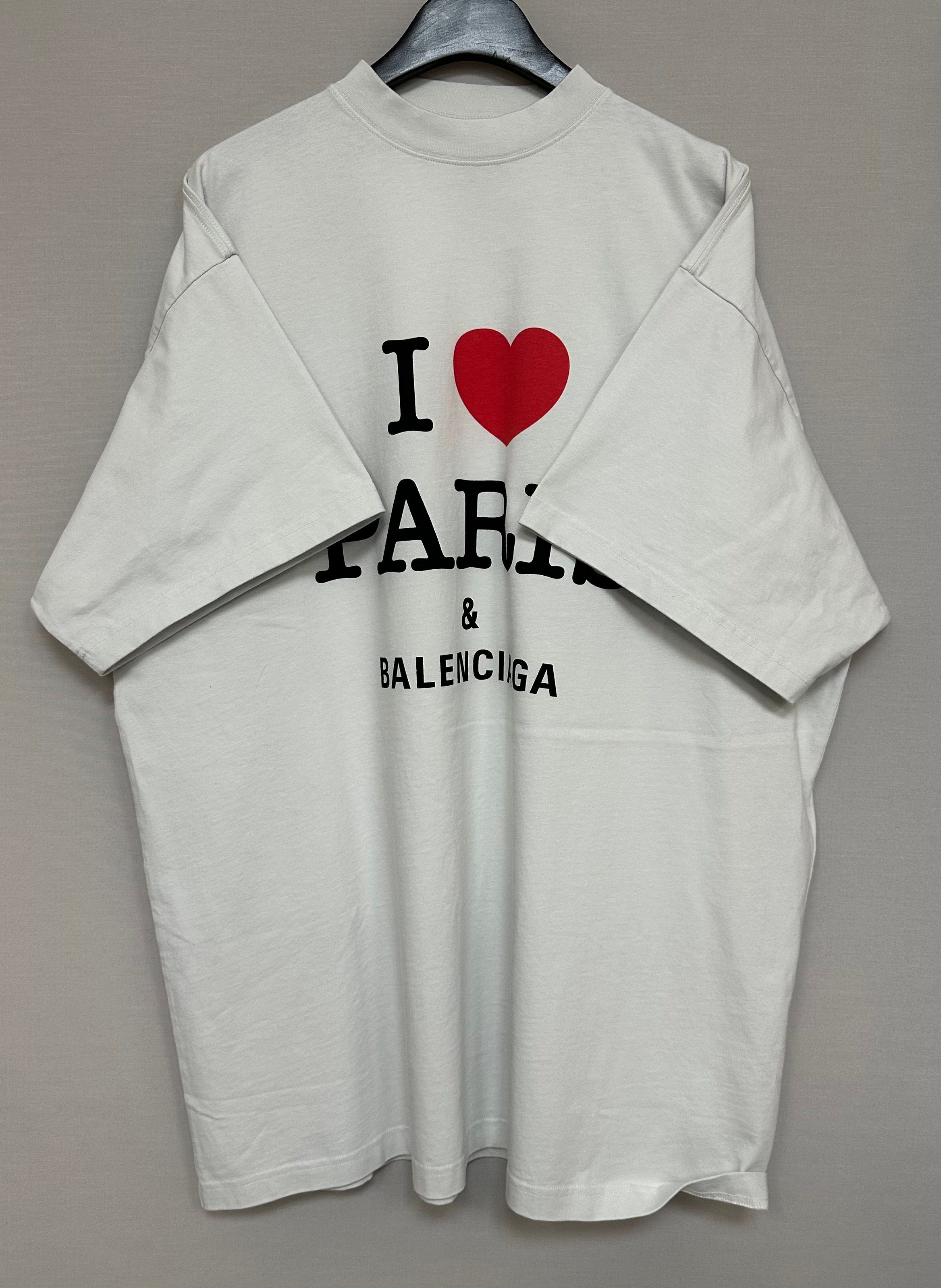 Balenciaga I Love Paris T-Shirt 110 91493947 | eBay