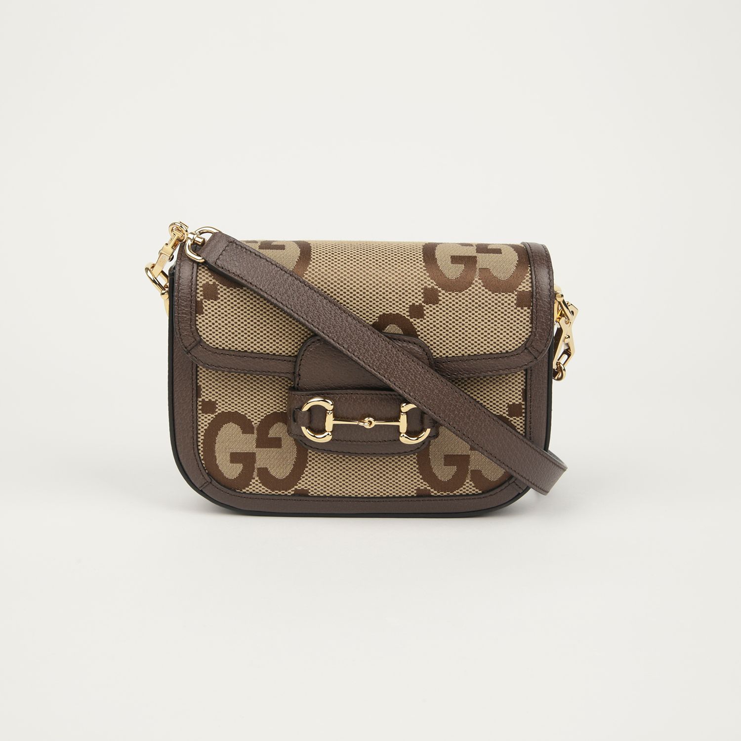 Gucci Jumbo GG Horsebit 1955 Mini Shoulder & Crossbody Bag