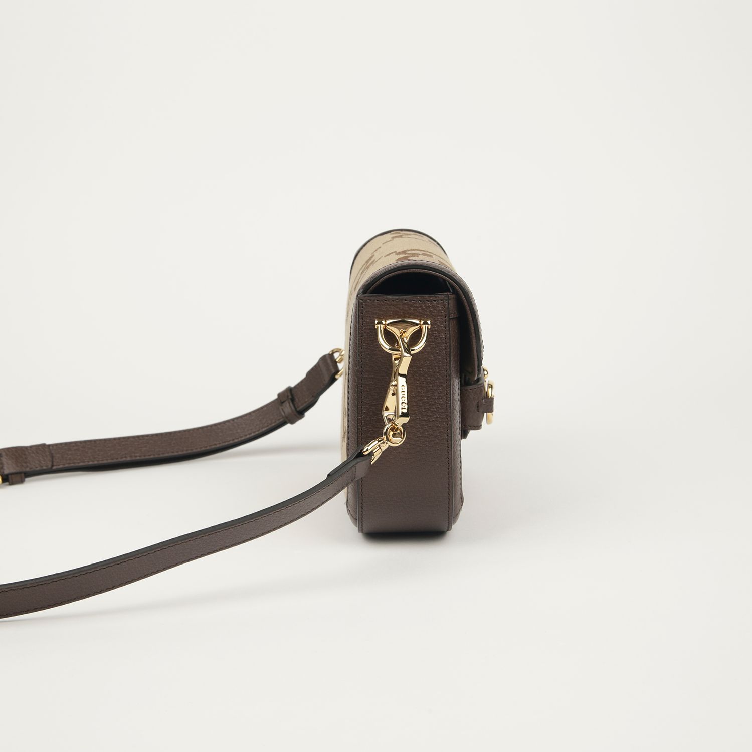 Gucci Jumbo GG Horsebit 1955 Mini Shoulder and Crossbody Bag