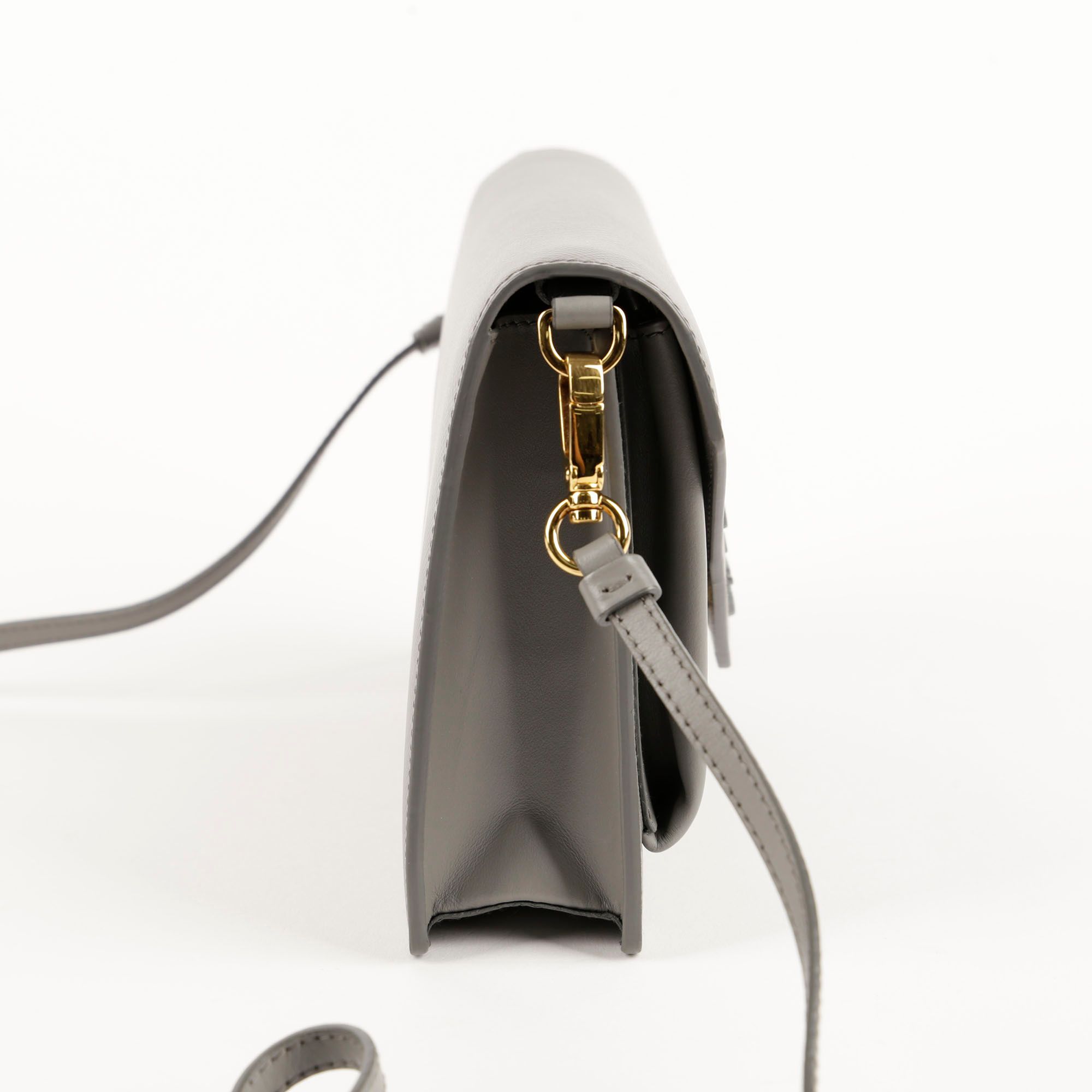 Prada Monochrome Mini Clutch and Crossbody Bag 1BP020