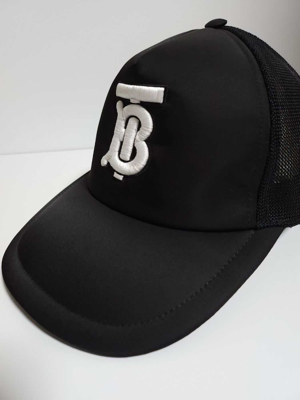 Burberry Black TB Monogram Mesh Ball Cap Hat 8019211 | eBay