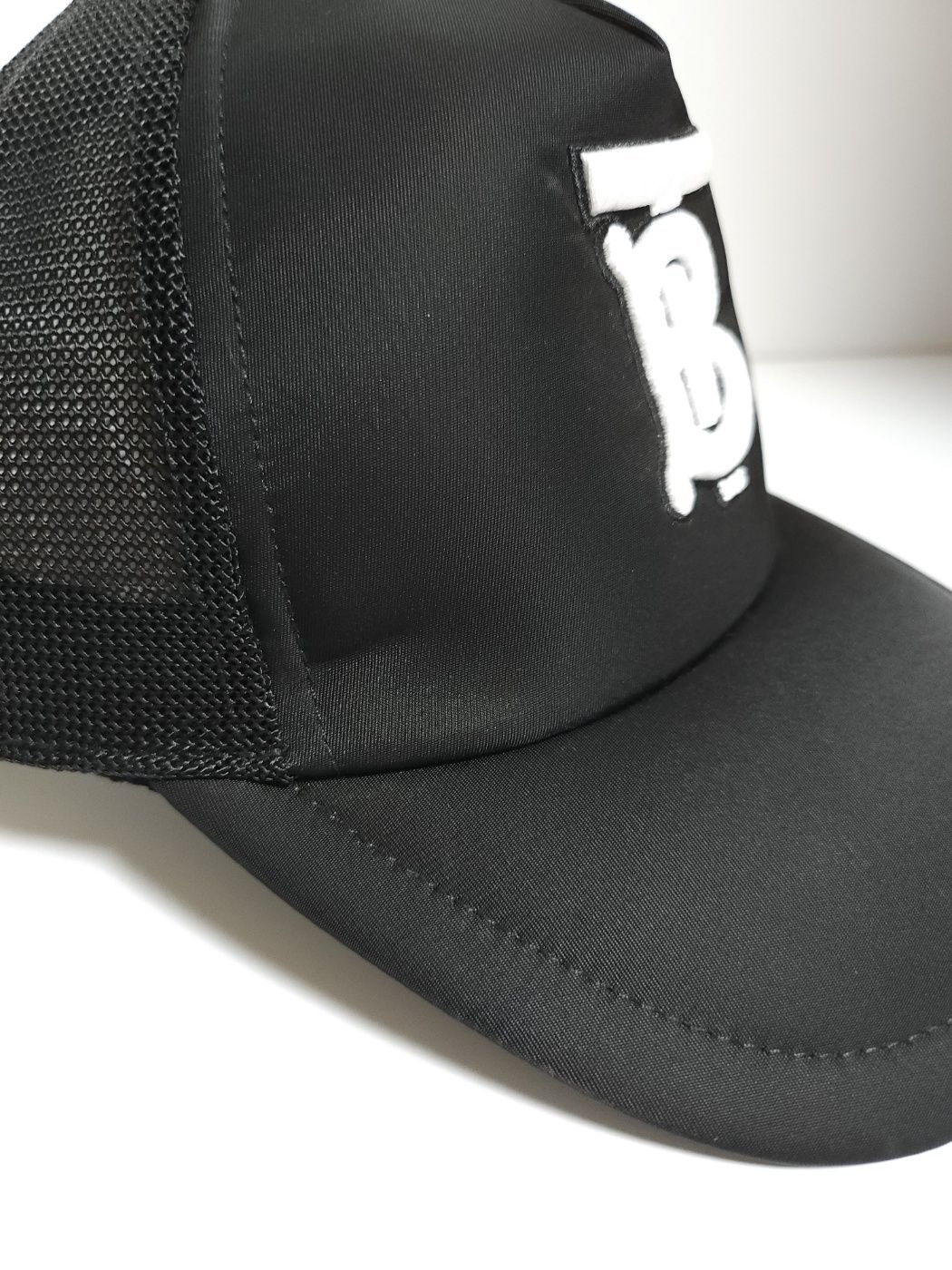 Burberry Black TB Monogram Mesh Ball Cap Hat 8019211 | eBay