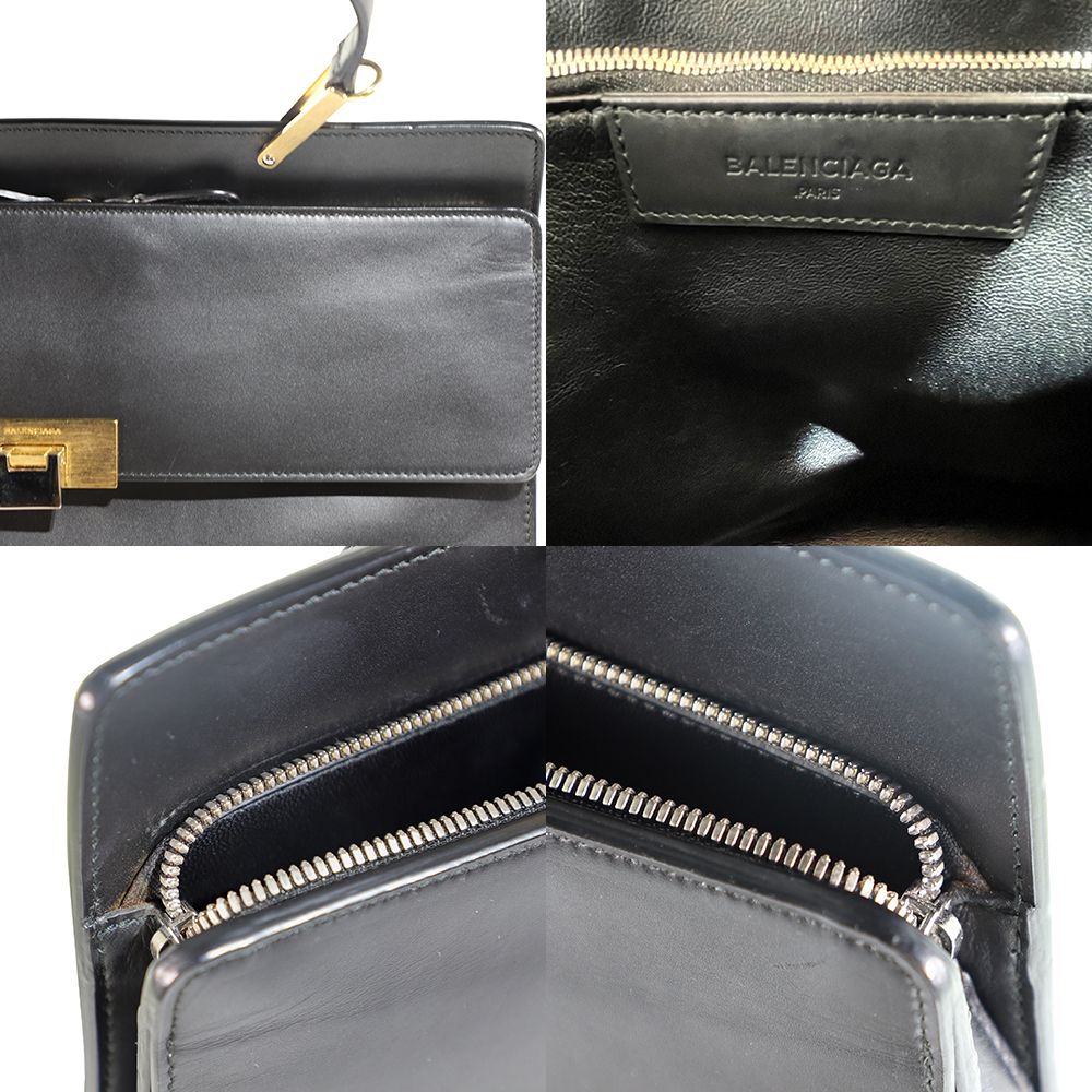 Balenciaga Black Leather Redix City 2WAY 370627 | eBay